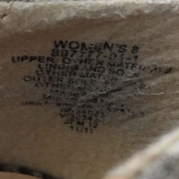 Snake Print Peep Toe Pumps Heels sz 8 Old Navy - Picture 5 of 5